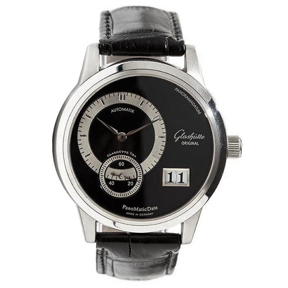 GLASHUTTE ORIGINAL PANOGRAPH PANOMATIC DATE PLATINUM