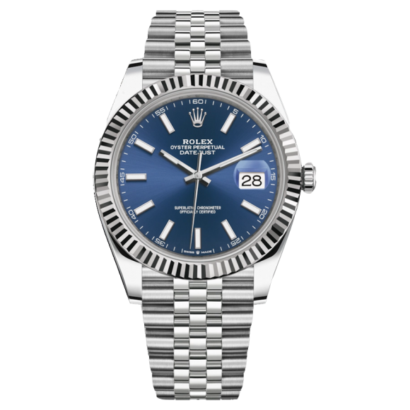 ROLEX DATEJUST 41 MM, STEEL AND WHITE GOLD