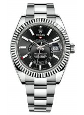 ROLEX SKY-DWELLER 42 MM, STEEL AND WHITE GOLD
