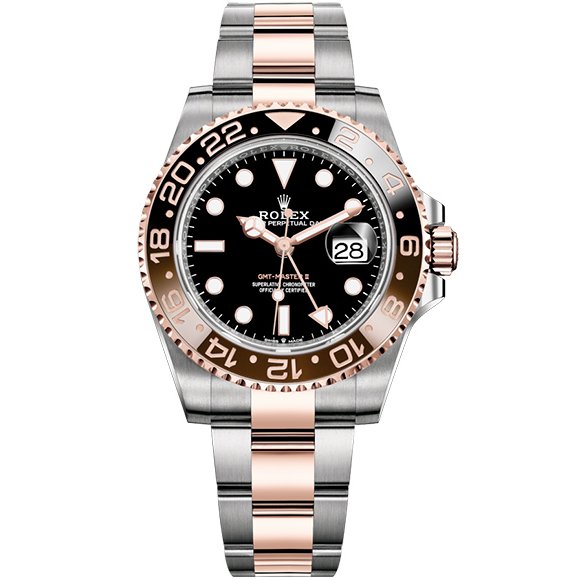 Rolex                                     GMT-Master II 40 mm, Oystersteel and Everose gold