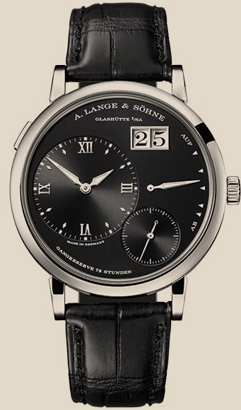 A. Lange & Sohne                                     Lange1 grand white gold with dial in black