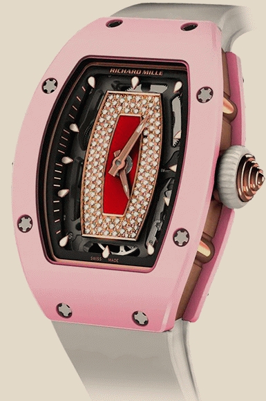 Richard Mille                                     Watches Ceramic Jasper Automatic Ladies