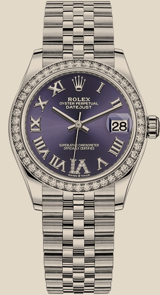 Rolex                                     Datejust 31mm Steel and White Gold