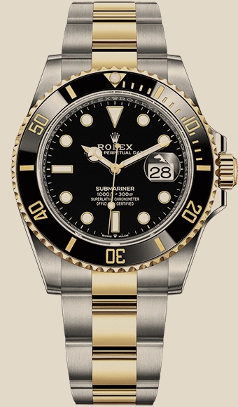 Rolex                                     Submariner Date 41 mm Steel and Yellow Gold