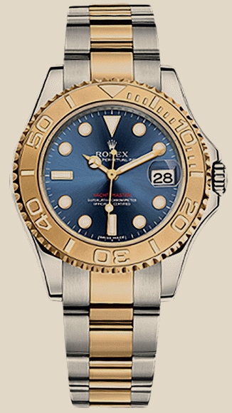 Rolex                                     Yacht-Master 35mm Steel and Yellow Gold