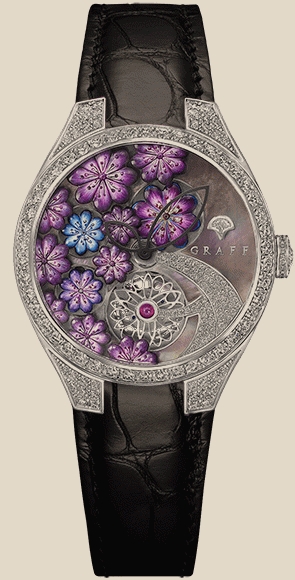 GRAFF                                     Watches. Floral Automatic