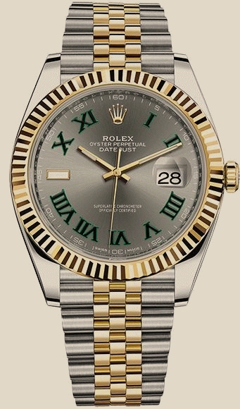 Rolex                                     Datejust 41 mm, steel and yellow gold