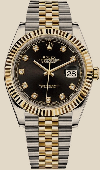 Rolex                                     Datejust 41mm Steel and Yellow Gold