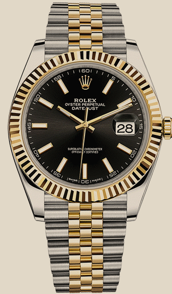 Rolex                                     Datejust 41mm Steel and Yellow Gold