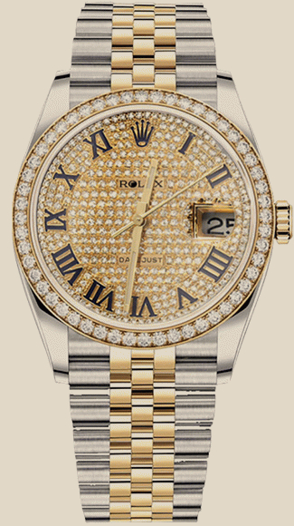 Rolex                                     Datejust 36 mm Steel and 18-к Yellow Gold