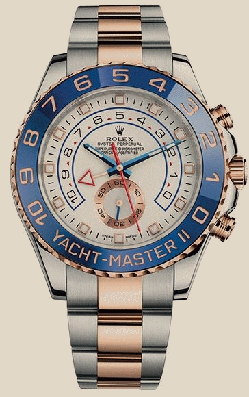 Rolex                                     Yacht-Master II 44mm Steel and Everose Gold